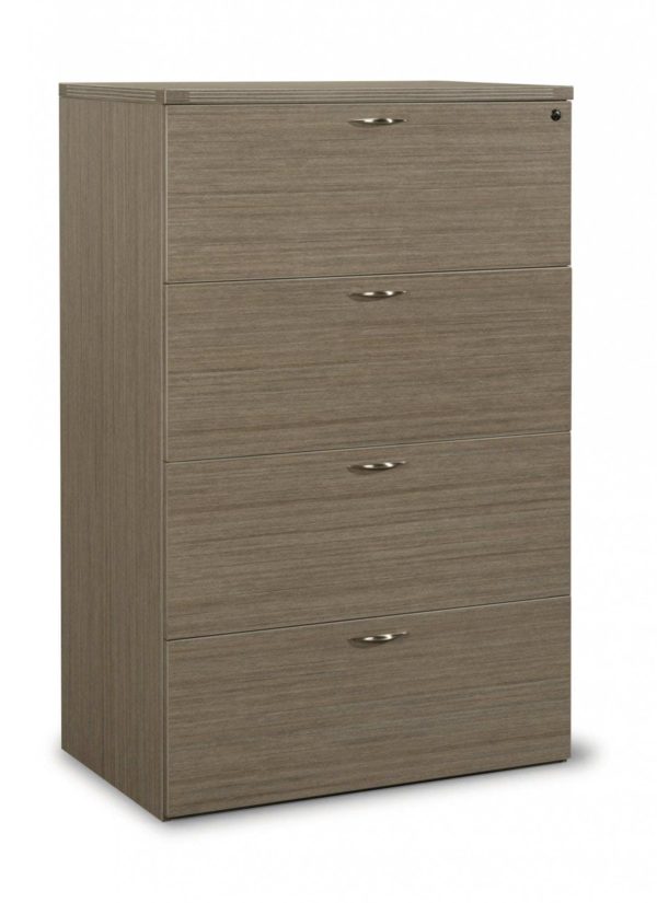 FOUR DRAWER LATERAL FILE