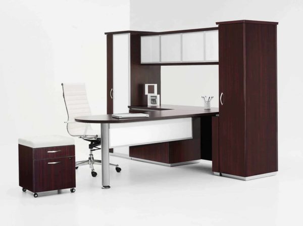 OVERHEAD STORAGE WITH FROSTED GLASS DOORS - Image 2