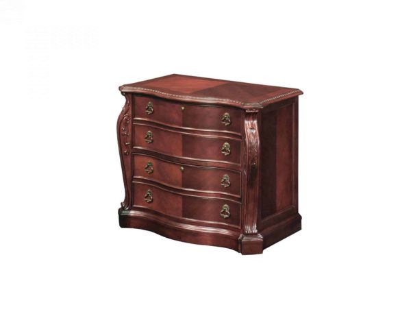 TWO-DRAWER LATERAL FILE WITH WOOD TOP