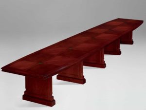 22' BOAT-SHAPED EXPENDABLE CONFERENCE TABLE 2
