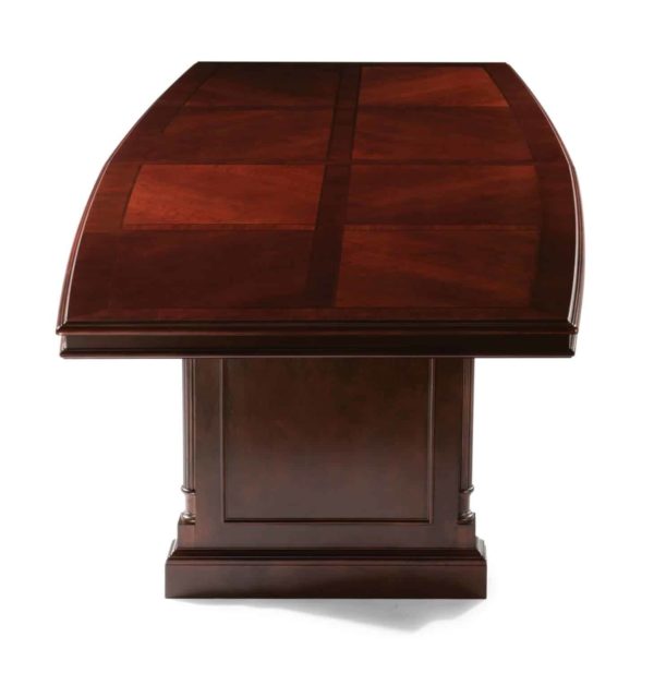 10' BOAT-SHAPED TOP CONFERENCE TABLE - Image 2