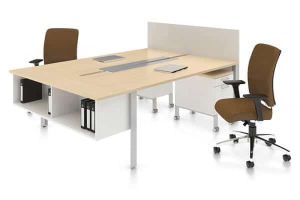Desking System 2 Person - Bridges - Image 5