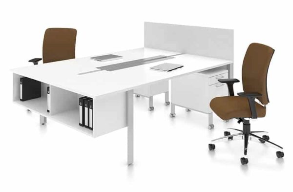 Desking System 2 Person - Bridges - Image 4