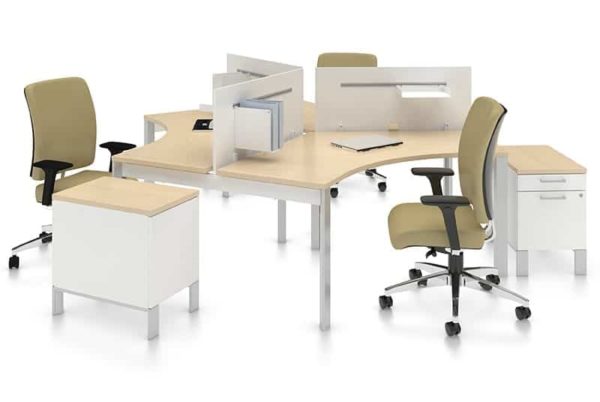 Desking System 3 Person - Bridges - Image 8