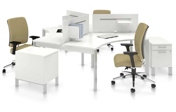 Desking System 3 Person - Bridges - Image 9