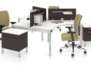 Desking System 3 Person - Bridges