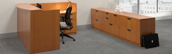 Reception Desk, Transitional Wood Veneer VF-F - Image 5