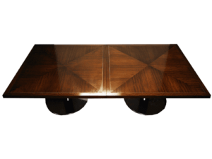 Rectangular Solid Wood w/ Mahogany Veneer Top Conference Table