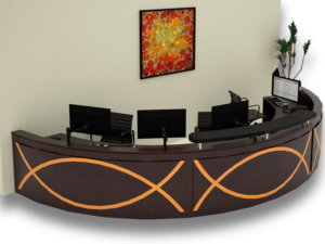 Reception Desk, Simo Curved 240