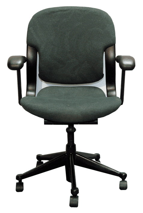 Task Chair Herman Miller Equa Dark Green Patterned Used