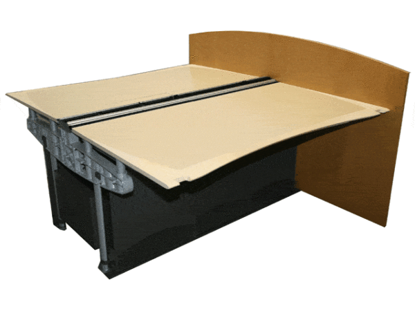 Trading Desk Transitional - Modern Aluminum Framed, Adjustable Height - Image 2
