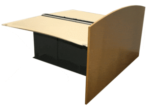 Trading Desk Transitional - Modern Aluminum Framed, Adjustable Height