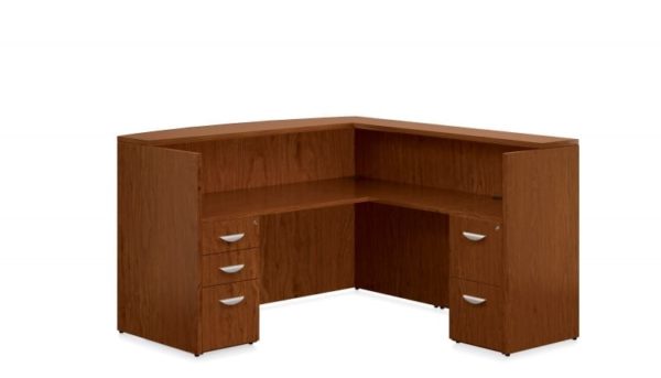 Reception Desk, Transitional Wood Veneer VF-F - Image 2