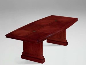 10' BOAT-SHAPED EXPANDABLE CONFERENCE TABLE